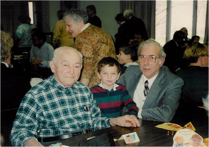 Three of the four generations of Dan's (me not included)